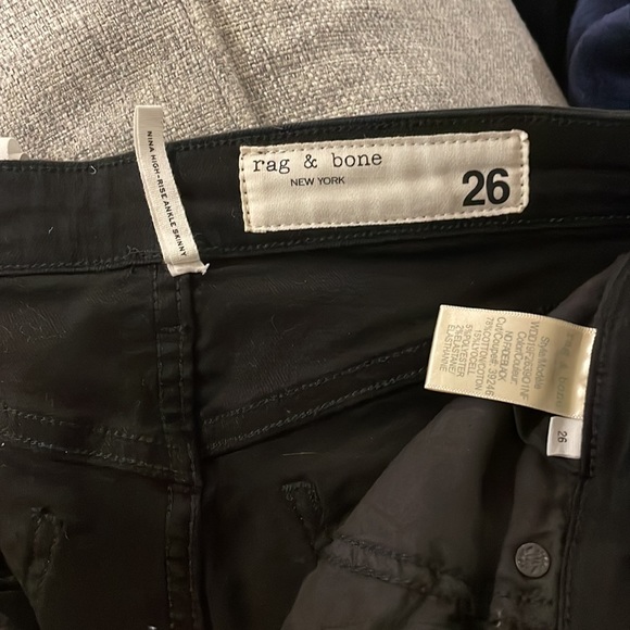 COPY - Rag & Bone - Nina High Waist Ankle Crop Skinny Jeans - Picture 7 of 9